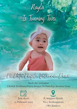 Undangan Ulang Tahun Nayla #3