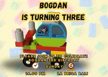 Bogdan B’day Party Invitation